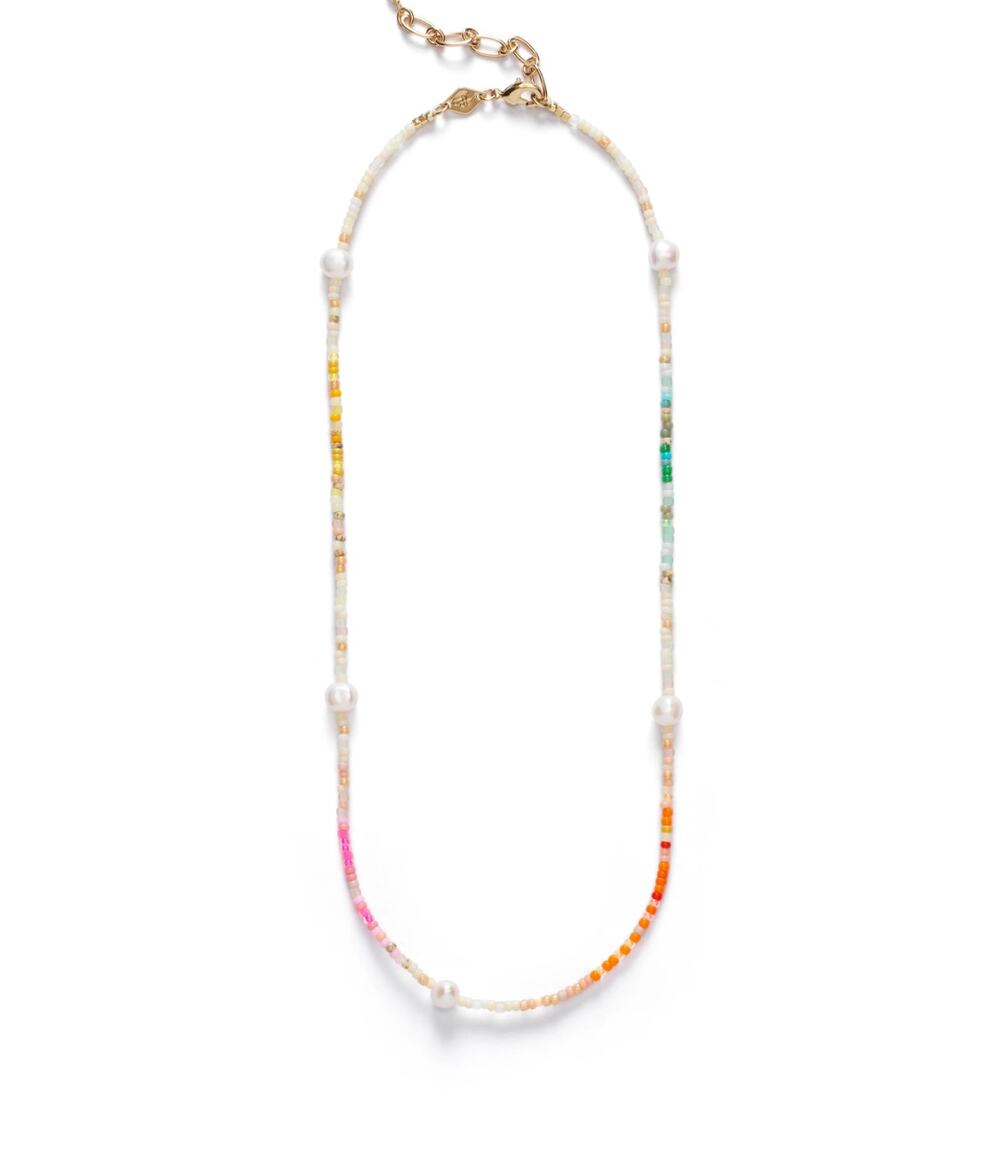 Anni Lu Colorful Rainbow Nomad Necklace